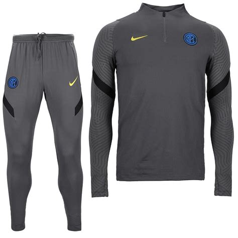 nike inter milan dry strike trainingspak 2019-2020 donkergrijs